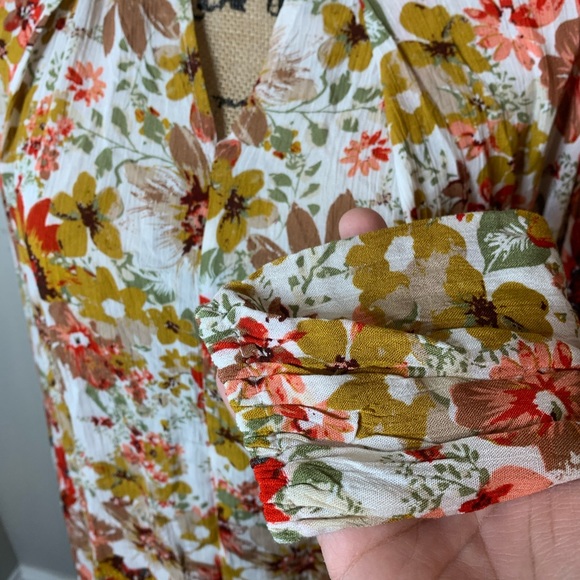 Hayden Los Angeles Boho Long Sleeved Tent Dress - Picture 4 of 8